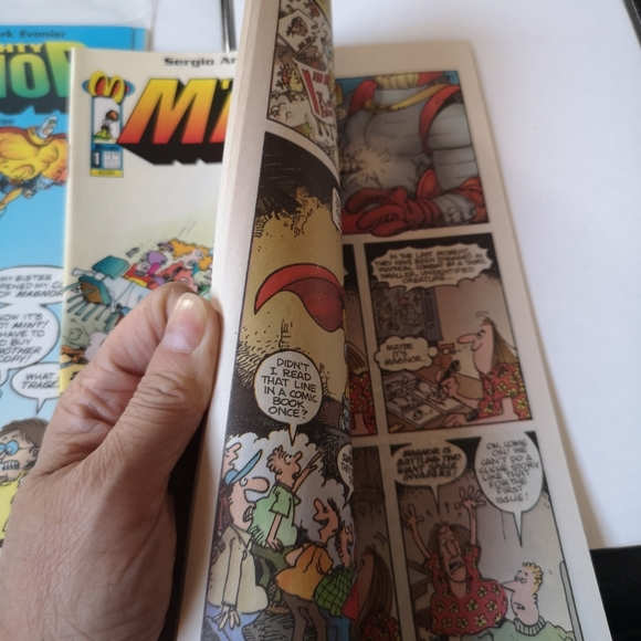 Lot Of 2 The Mighty Magnor #1 (1993) Malibu Comic Books, Pop-out Cover "Sealed" - Picture 6 of 7